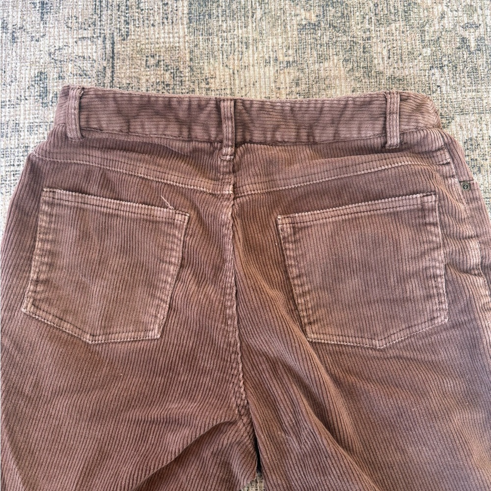 Vintage 90's Y2K Brown Corduroy Trousers By Newport News Relaxed Fit Basics - Picture 4 of 8